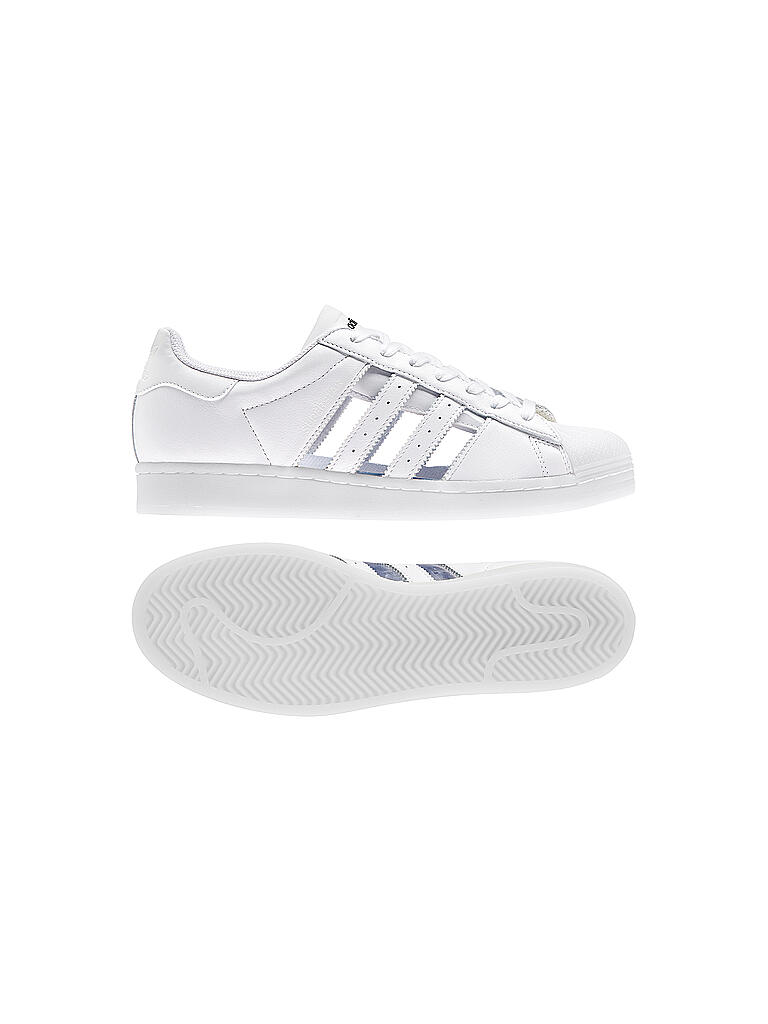 ADIDAS Sneaker Superstar Seethrough Stripe weiB